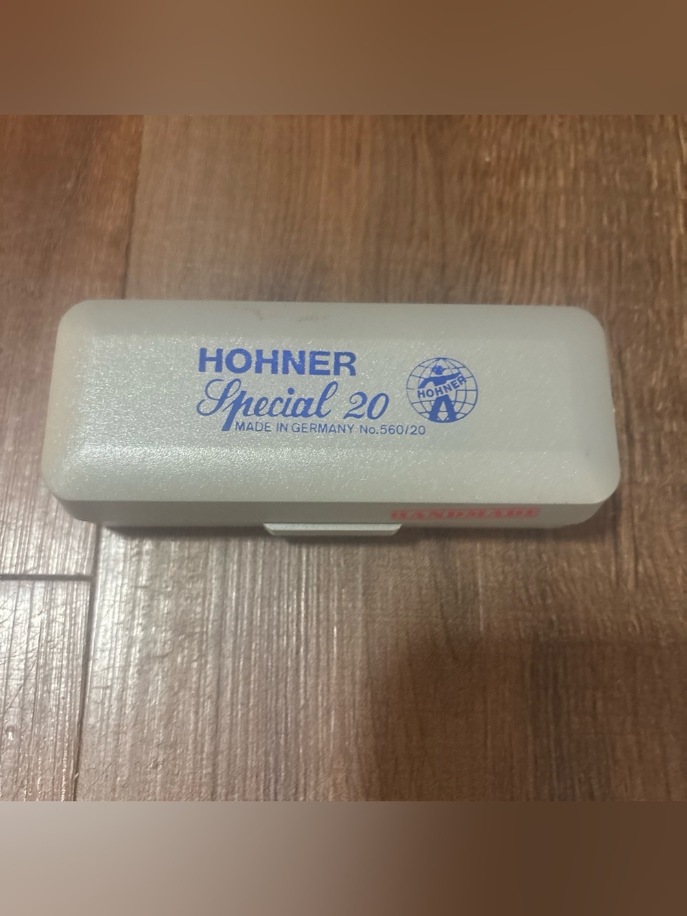 Special 20 White Harmonica Case